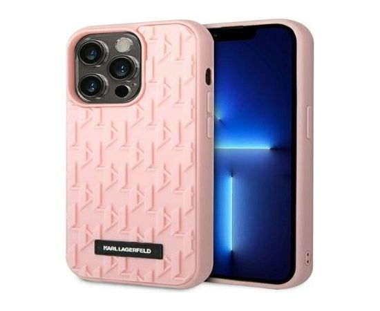 Karl Lagerfeld -  iPhone 14 Pro Max 6.7 hardcase 3D Monogram Pink