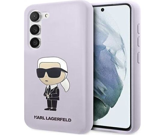 Karl Lagerfeld Samsung  Galaxy S23 Silicone Ikonik hardcase S911 Purple