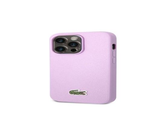 Lacoste Apple  iPhone 14 Pro Max Iconic Petit Pique Logo Case Purple