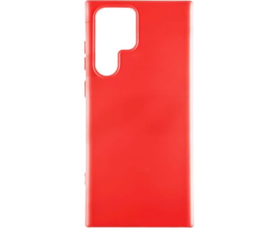Evelatus Samsung  Galaxy S22 Ultra Premium Soft Touch Silicone Case Chinese red