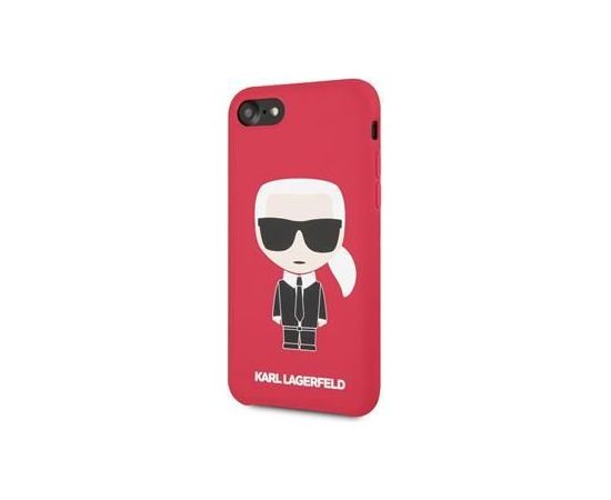 Karl Lagerfeld Apple  Full Body Silicone Case for iPhone 7/8/SE2020 Red
