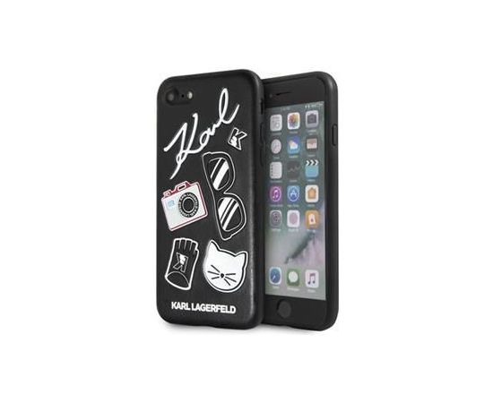 Karl Lagerfeld Apple  iPhone 7/8/SE2020 Pins Hard Case Black Black