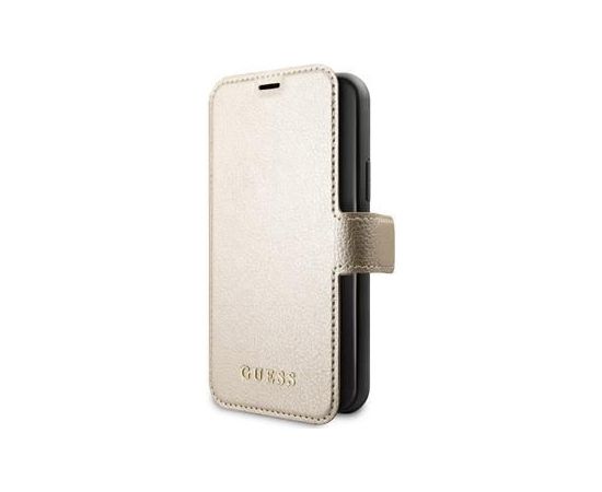 Guess Apple  iPhone 11 Pro Iridescent Book Case Gold