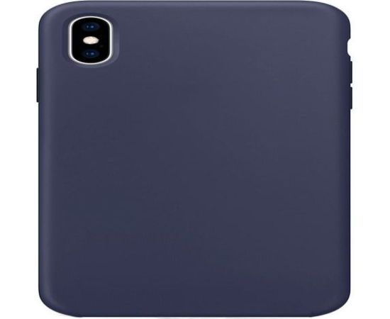 Evelatus Apple  iPhone Xs Max Premium Soft Touch Silicone Case Midnight Blue