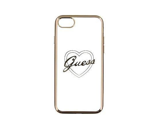 Guess Apple  iPhone 7/8 Apple Heart TPU Case Gold
