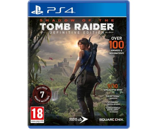 PS4 Shadow of the Tomb Raider Definitive Edition Playstation 4 (PS4) video spēle