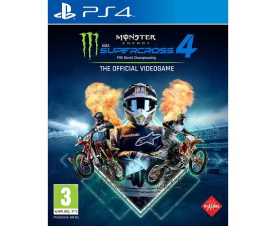 PS4 Monster Energy Supercross 4 Playstation 4 (PS4) video spēle PlayStation 4 (PS4) spēles