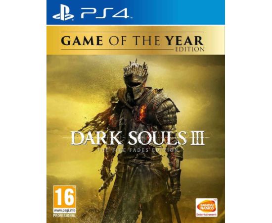 PS4 Dark Souls III (3) The Fire Fades Game of the Year Edition (GOTY) Playstation 4 (PS4) video spēle