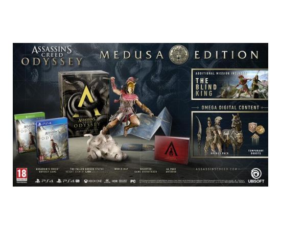 PS4 Assassins Creed Odyssey Medusa Edition Playstation 4 (PS4) video spēle