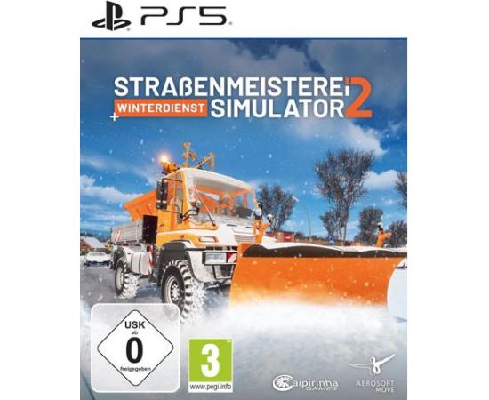 PS5 Straßenmeisterei Simulator 2 Winterdienst Playstation 5 video spēle