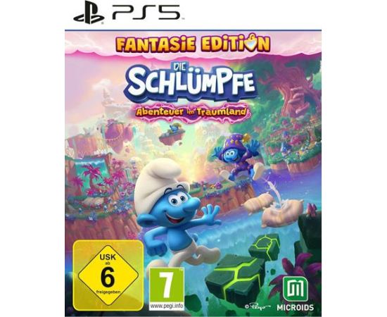 PS5 Schlümpfe (Smurfs) Abenteuer im Traumland Fantasie Edition Playstation 5 video spēle