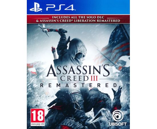 Assassins Creed III Remastered Playstation 4 (PS4) video spēle