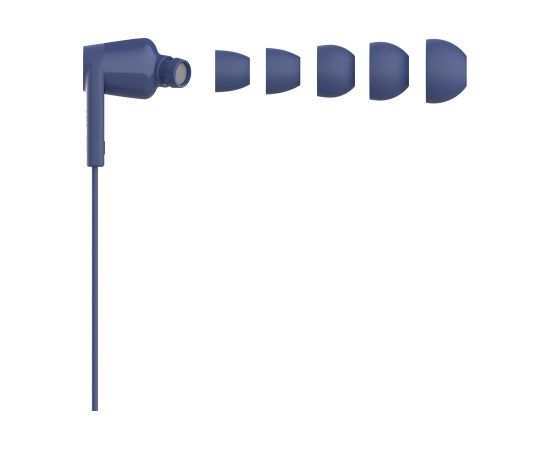 Belkin SoundForm Headset Wired In-ear Music/Everyday USB Type-C Blue