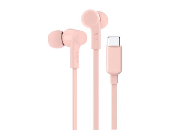 Belkin SoundForm Headset Wired In-ear Music/Everyday USB Type-C Pink