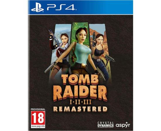 PS4 Tomb Raider I-III Remastered Starring Lara Croft Playstation 4 video spēle