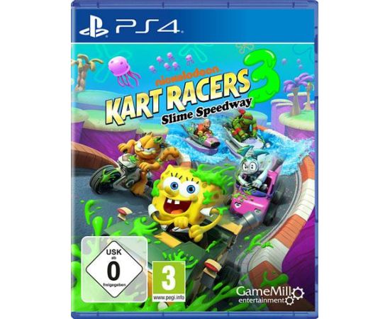 PS4 Nickelodeon Kart Racers 3 Slime Speedway Playstation 4 video spēle