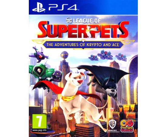 DC League of Super-Pets The Adventures of Krypto and Ace Playstation 4 (PS4) video spēle