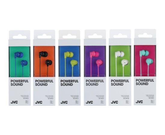 JVC HA-FX10-B-E PowerFul Sound Austiņas Melnas