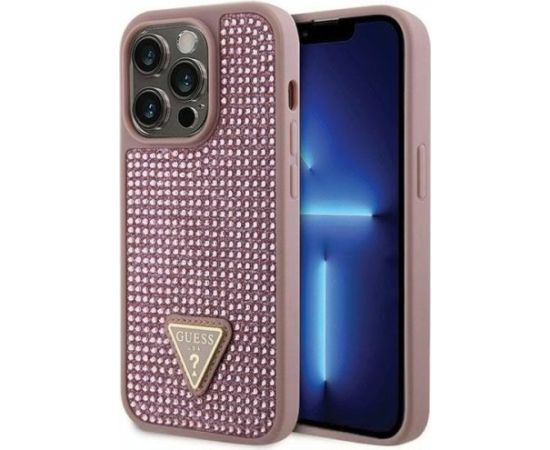 Guess GUHCP14LHDGTPP Aizmugurējais Apvalks Priekš Apple iPhone 14 Pro