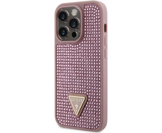 Guess GUHCP14LHDGTPP Aizmugurējais Apvalks Priekš Apple iPhone 14 Pro