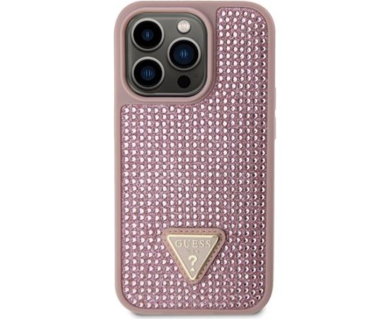 Guess GUHCP14LHDGTPP Aizmugurējais Apvalks Priekš Apple iPhone 14 Pro