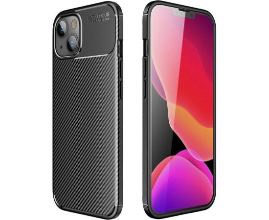 Mocco Trust Armored Shockproof Carbon чехол для Apple iPhone 13 Mini Черный