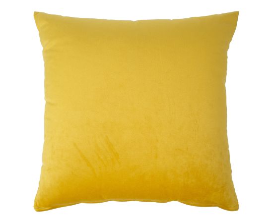 Pillow VELVET 2, 45x45cm, yellow