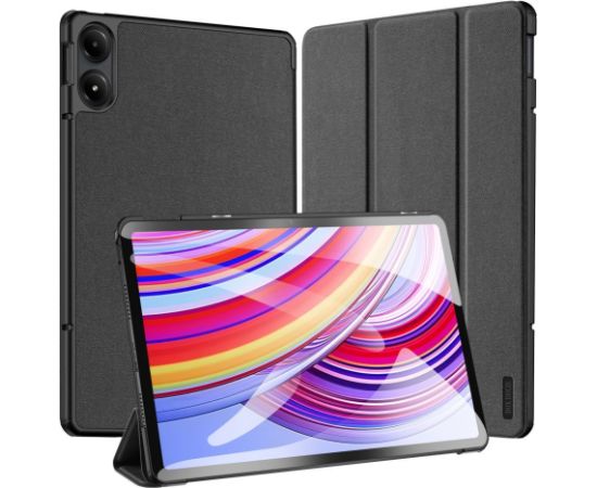 Dux Ducis -  Dux Ducis Domo Case with Flip and Smart Sleep for Xiaomi Redmi Pad Pro (4G/5G)/Poco Pad 12.1 - Black