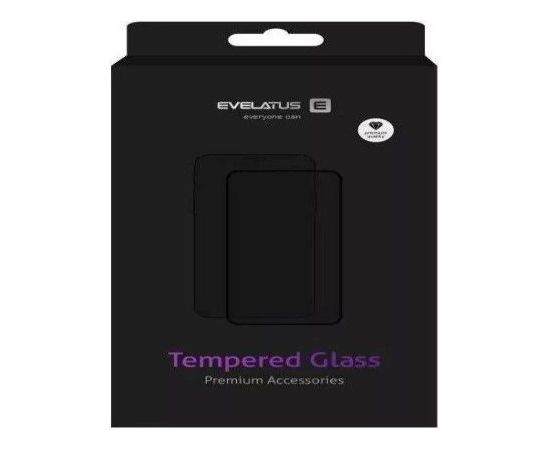 Evelatus Xiaomi  Poco X6 Pro 2.5D Full Cover Japan Glue Glass Anti-Static Black