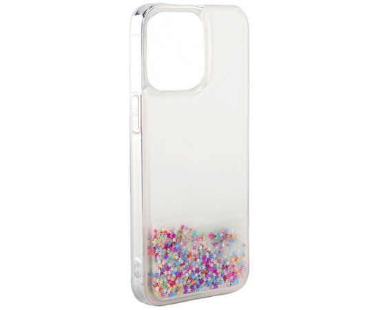 iLike Apple  iPhone 11 Silicone Case Water Glitter Rainbow