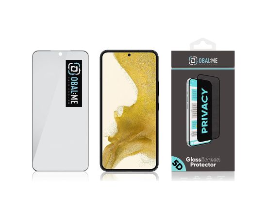 OBAL:ME Privacy 5D Glass aizsargstikls priekš Samsung Galaxy S22 melns