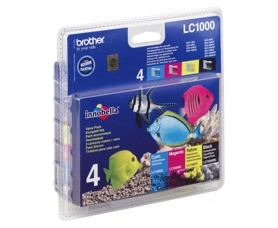 BROTHER VALUE PACK LC-1000BK /C/M/Y