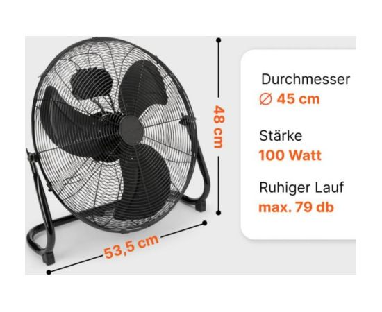 Windmachine Proficare, black steel