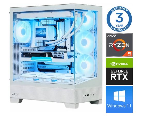 INTOP Ryzen 5 7500F 64GB DDR5 1TB SSD M.2 NVME+2TB RTX4060Ti 8GB WIN11