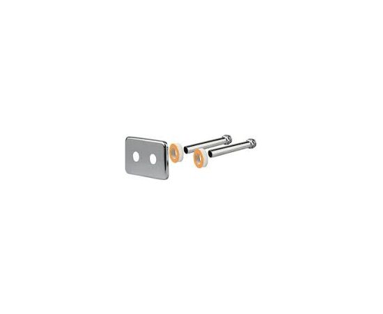 Carlo Poletti dubultais sienas pieslēgkomplekts 1/2`, d16, L-120mm (int.50mm), balts