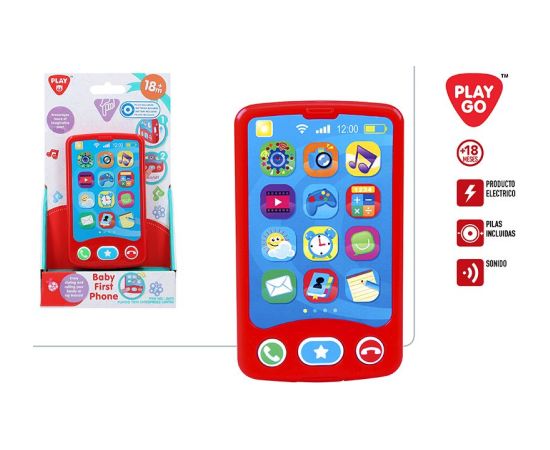 Playgo Muzikāla rotaļlieta Telefons no 18 men. CB44288