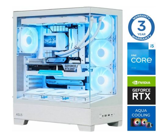 INTOP AQUA i5-14400F 32GB DDR5 1TB SSD M.2 NVME+2TB RTX4060 8GB no-OS