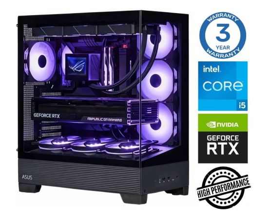 INTOP i5-14400F 64GB DDR5 1TB SSD M.2 NVME+2TB RTX5060Ti 16GB no-OS