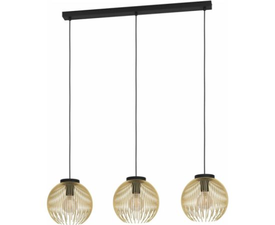 Gr.l.-VENEZUELA 3x40W E27 melna/zelta Modernās lampas