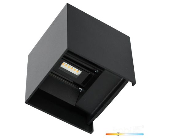 Ā.lampa QUERK 2x3W/3000K melna IP54