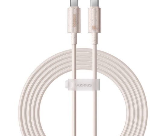 Fast Charging cable Baseus USB-C to USB-C Habitat Series 2m 100W (pink)
