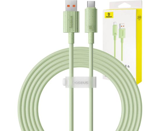Fast Charging cable Baseus USB to USB-C Habitat Series 2m 100W (green)