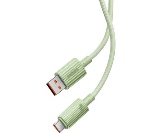 Fast Charging cable Baseus USB to USB-C Habitat Series 2m 100W (green)