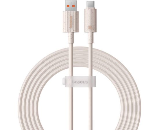 Fast Charging cable Baseus USB to USB-C Habitat Series 2m 100W (pink)