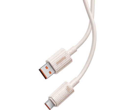 Fast Charging cable Baseus USB to USB-C Habitat Series 2m 100W (pink)