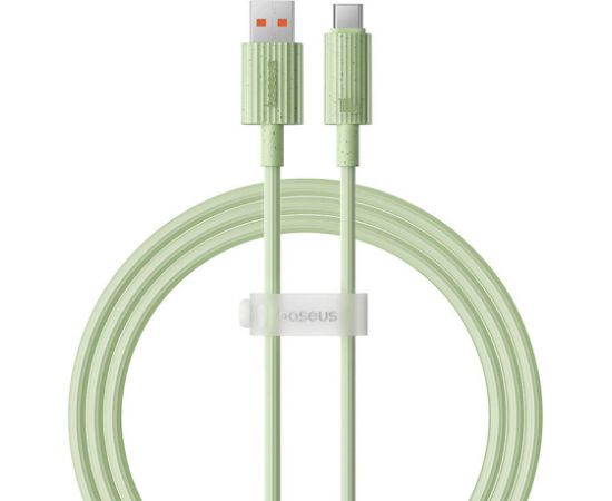 Fast Charging cable Baseus USB to USB-C Habitat Series 1m 100W (green)