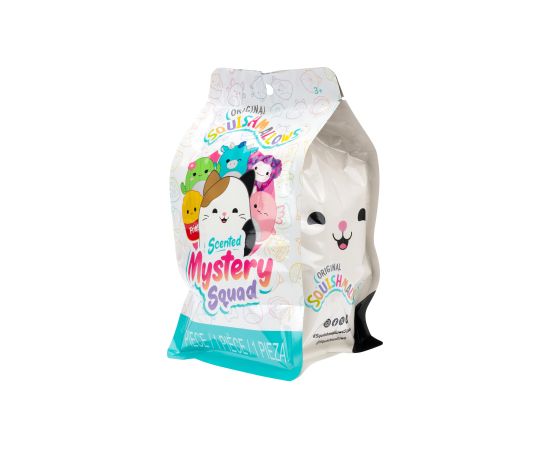 SQUISHMALLOWS Mystery Squad W21 Плюшевая игрушка-сюрприз с запахом, 12 см