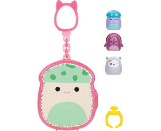 SQUISHMALLOWS CLIP-A-LONGS 3 figūriņas necaurspīdīgā iepakojumā, 2,5 cm
