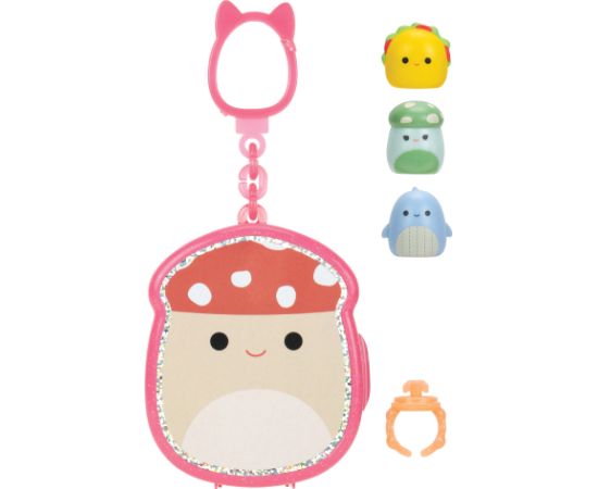 SQUISHMALLOWS CLIP-A-LONGS 3 figūriņas necaurspīdīgā iepakojumā, 2,5 cm