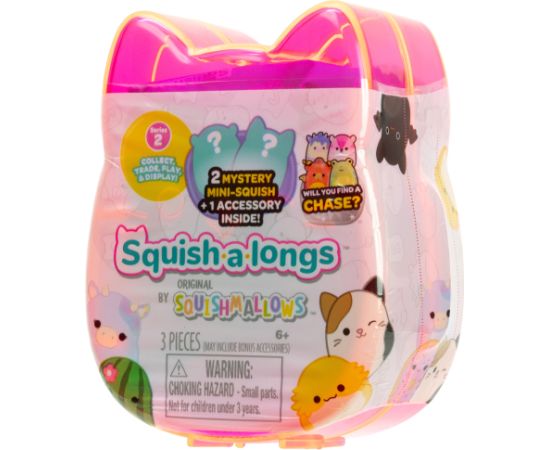 SQUISHMALLOWS SQUISH-A-LONGS Фигурки-сюрприз, 2 шт, 2,5 cm